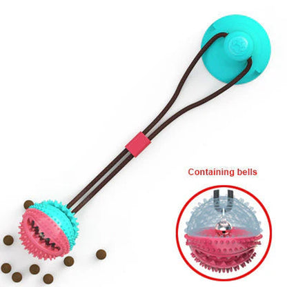 Superidag Suction Cup Toy Ball Chew Toy for Pets