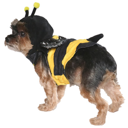 Halloween Dog Costume and Cat Costume: Bumble Bee, Size Extra-Small